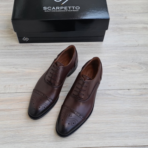 Brown Men\'s Genuine Leather Loafer - Leather Sole